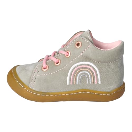 RICOSTA Kally Toddler Boys Girls Low Top Sneakers Loose Walking Shoes Terrace, Eucalyptus Rose Rainbow 530, 21 EU2
