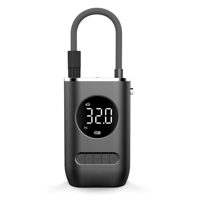 Calibrador Compressor Digital Portátil Sem Fio Para Pneu Carro, Moto e Bicicleta