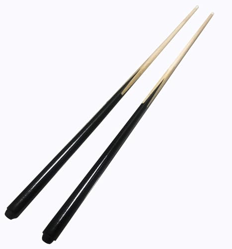 JX Taco de Billar de 36 Pulgadas para niños, Tacos Cortos de Billar, Palos de Billar para niños, Palos de Billar de Madera Dura, Puntas de Pegamento de 13 mm, Juego de 2