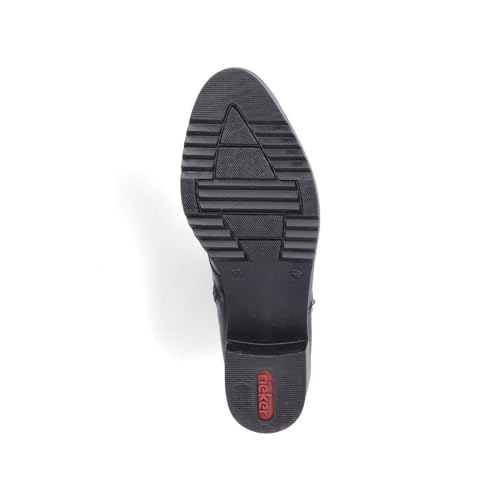 Rieker Damen Schnürstiefeletten Y0500, Frauen Stiefeletten,halbstiefel,Kurzstiefel,uebergangsschuhe,uebergangsstiefel,schwarz (00)… – Ansicht 5
