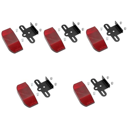 ibasenice 1 Set Rear Reflector Light for Bicycle Durable Plastic Reflector Warning Lamp High Reflective Bike Supplies for Night Riding Safety Enhance Visibility for Cyclists