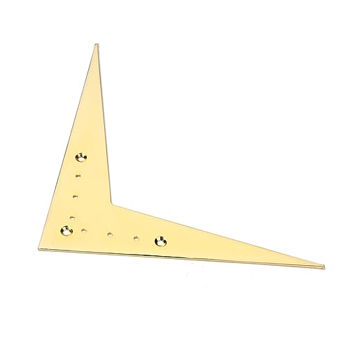 ifundom 6-string Guitar Bridge Tailpiece Metal V-shaped Iron Plate Archtop Tailpiece Guitar Bridge