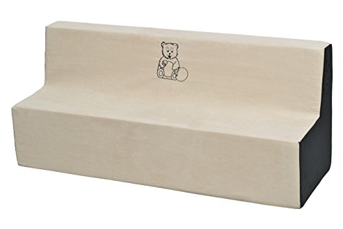 Velinda Kindersofa mit Stickerei Spielsofa Softsofa Minicouch Sitzbank...