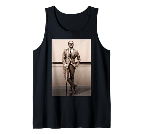 Frankenstein Dapper Monster In Suit Halloween Tank Top