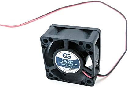 12v Ultra Quiet Fan for Pi Devices, 3D Printers, and Microelectronics (40x20mm)