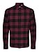 Produktbild Kariertes Holzfäller Hemd Basic Langarm Flanellhemd Freizeit Karo Slim Fit Shirt Baumwolle ONSGUDMUND, Farben:Rot, Größe Hemd:M