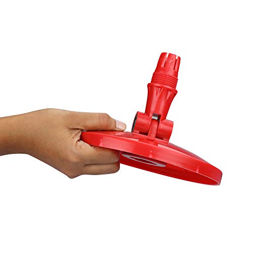 Cello-Kleeno-Easy-Clean-360-Degree-Plastic-Bucket-Spin-Mop-with-2-Refill-Red Cello Kleeno Easy Clean 360 Degree Plastic Bucket Spin Mop with 2-Refill (Red)