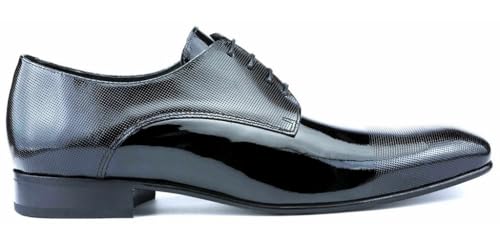 Chaussures de marié Sergio Serrano en cuir verni anti-douleur aux pieds