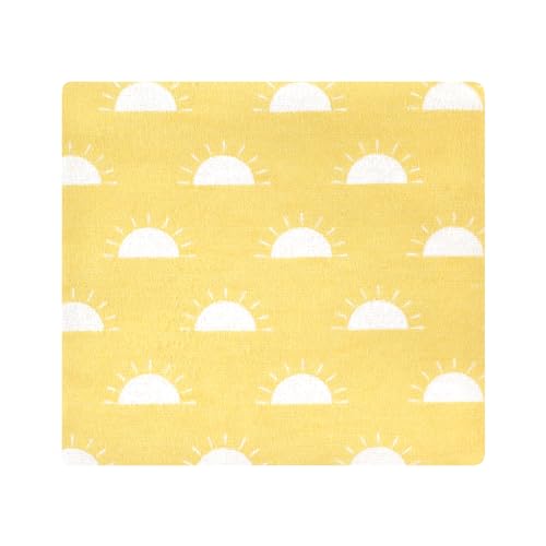 Hudson Baby Unisex Baby Cotton Flannel Receiving Blankets Bundle, My Sunshine, One Size3