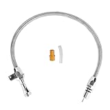 Gavigain Stainless Steel 350 Transmission Dipstick,Automotive Engine Dipsticks & Tubes Replacement Part Fit for GMTH350 Tranny SBC BBC Trans