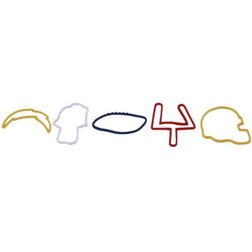 FOCO NFL San Diego Chargers Logo Bandz