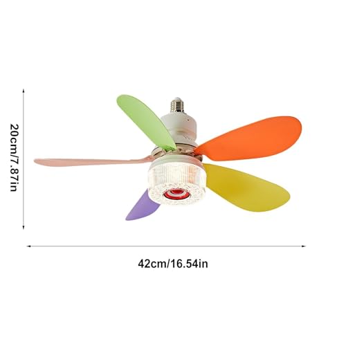 Ventilador de techo con altavoz inalámbrico de 3 velocidades 2
