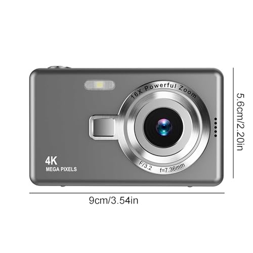 Cámara digital compacta Lovskoo 48MP con zoom 4X y pantalla LCD 2.4" miniatura 2