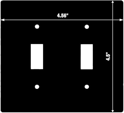 Miniatura 2 de Placa decorativa para interruptor de pared, elefante bebé en placa de interruptor de decoración azul, linda ilustración perfecta para habitación del