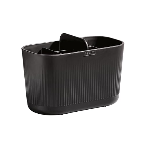 Panier de salle de bain ReBorn noir avec 6 compartiments - 2