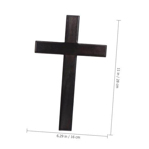 Cruz grande de madera para orar en casa decorativa para iglesia 2
