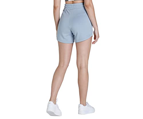 Image of Puma Women's ESS High Waist Shorts | Comfortable Cotton-Blend High Waist Knitted Shorts for Women | Ribbed Waistband | Ideal for Gym, Travel & Everyday Wear
