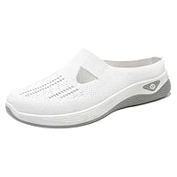 Chaussures Orthopédiques pour Femme, Chaussures sans Lacets Antidérapantes avec Maille pour Femme, Basket de Marche À Plateforme Orthopédique Légères et Confortables