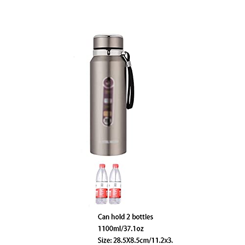 WGLL Café Thermal Carafe, Frasco Termo de vacío, Botella de Agua de Doble Pared de Acero Inoxidable Mantener Caliente y… - Imagen 3