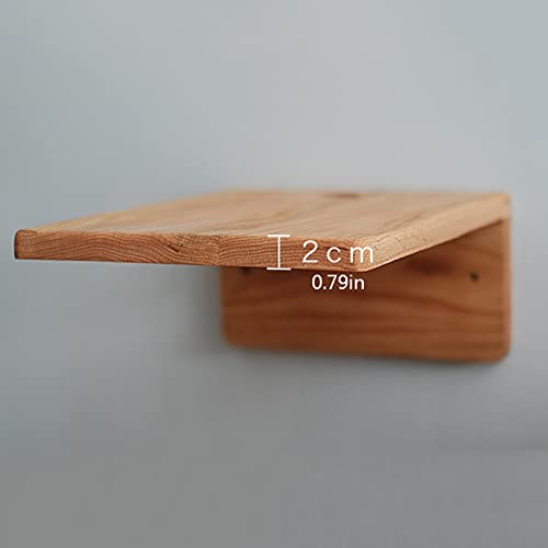 Soporte de pared para proyector que elimina cables sueltos con repisa madera 3