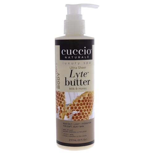 Cuccio Naturale - Lyte Ultra Sheer masło do ciała z miodem i mlekiem sojowym 237 ml