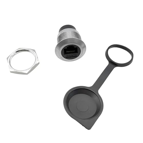 Enchufe redondo de metal RJ45 con transmisión directa USB3 Type-C para panel 3
