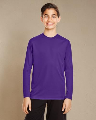Team 365 TT11YL Youth Zone Performance Long-Sleeve T-Shirt4