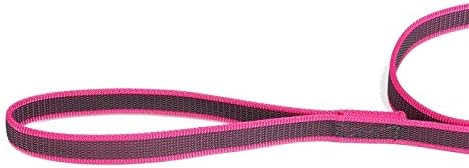 Color & Gray Super-Grip Leash with Handle, 14 mm x 1,2 m, Pink-Gray - Image 4