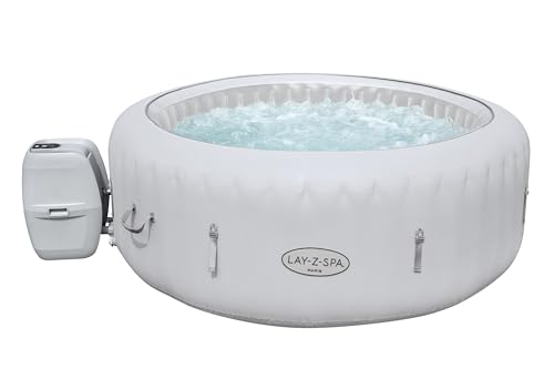 6 mejores spas o jacuzzis hinchables 17 BESTWAY - Spa Hinchable Lay-Z-Spa Paris Para 4-6 personas Redondo...