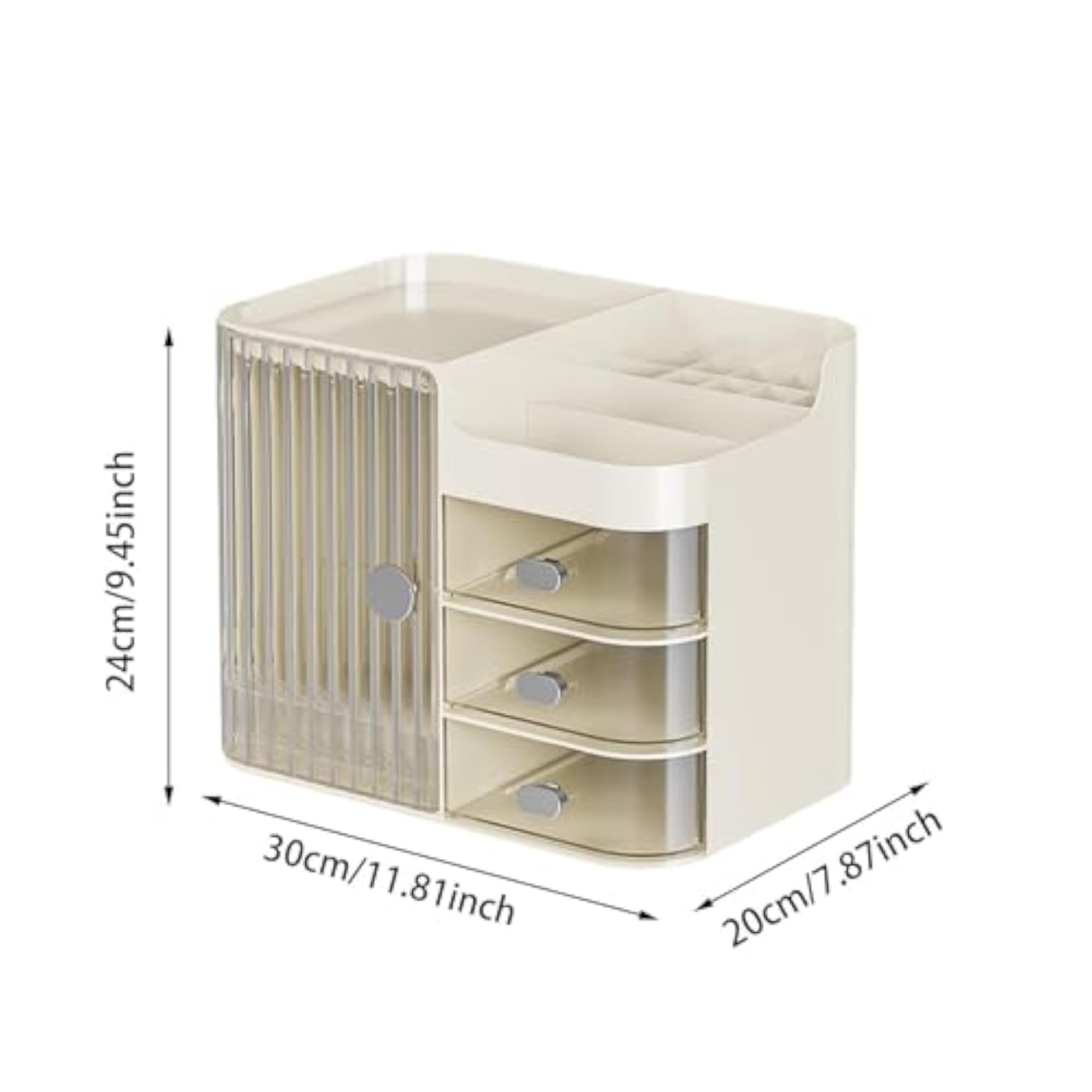 Vanity Counter Cosmetic Drawer Storage Box, Elegant Design