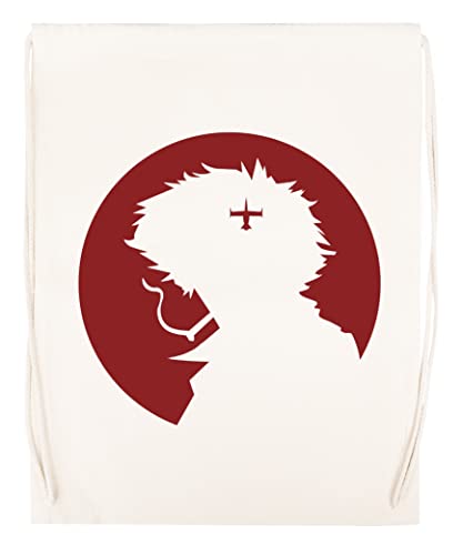 Newtee Espace Cowboy Bebop Spike Spiegel Sac De Sport Beige Sac De Sport Réutilisable En Coton Avec Cordon De Serrage