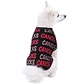 Dog Coat Clothes Soft Pet Pajamas Cancer Sucks Breast Awareness Puppy Dog Casual Outfit Pets Wear Hoodies Pet Warm Clothes