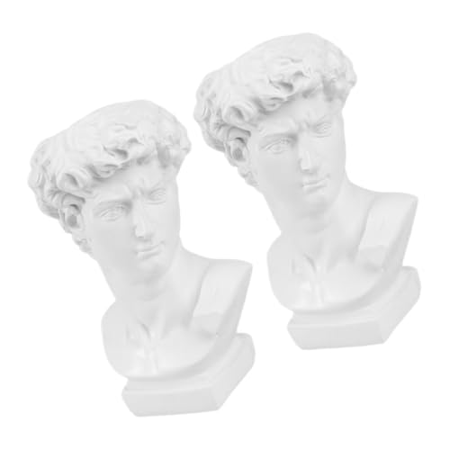 Estatua retro David iplusmile jarrón decorativo de resina tallada para mesas elegantes 2