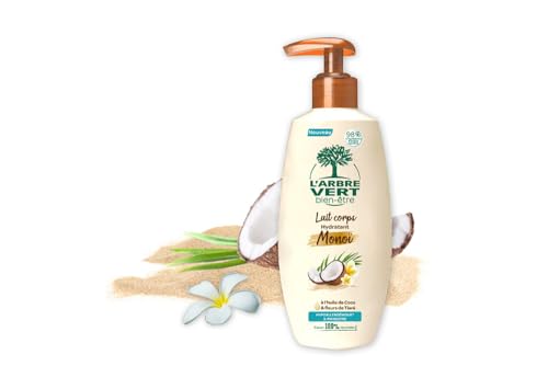 Lait corps L'Arbre Vert anti tiraillements Monoï Tiaré 250ml