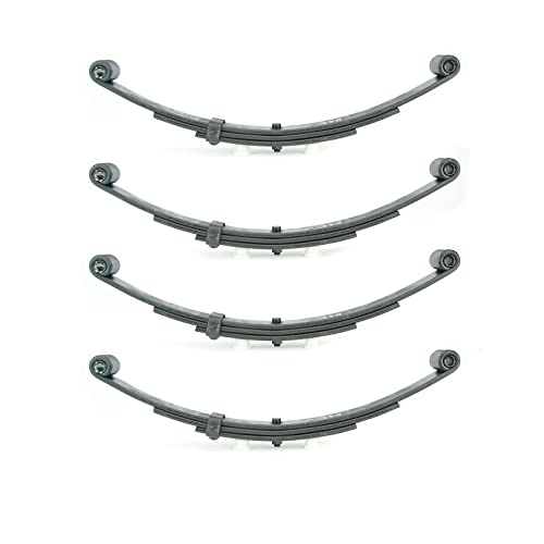 Pair Of Boat Trailer Slipper Leaf Springs - 30" 4-Leaf, 4000 Lbs Capacity Per Pair, Rockwell Brand, Heavy-Duty