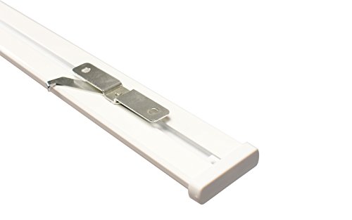 iso-design Gardinenschienen 2 läufig aus Aluminium in weiß mit Deckenriegel, 300 cm (2 x 150 cm) iso-design Gardinenschienen 2 läufig aus Aluminium in weiß mit Deckenriegel, 300 cm (2 x 150 cm)