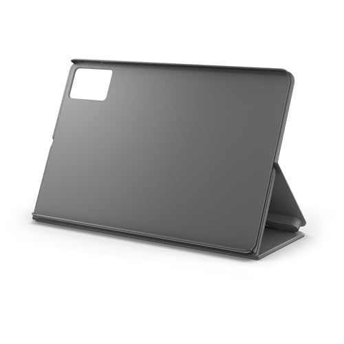 Lenovo Custodia a Libro per Idea Tab (Poliuretano + policarbonato, Protezione dagli Urti, portapenne Integrato, Supporto Convertibile) - Colore Grigio Luna