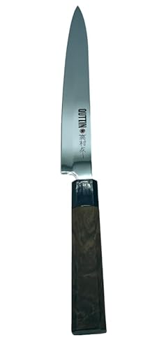 DEVELOMEDYKAL Cuchillo japonés de cocina Banno 12 cm. Cuchillo Banno, cuchillo japones, cuchillo de cocina profesional, Japanese knife, cuchillos japoneses profesionales, Medida de 12 cm.
