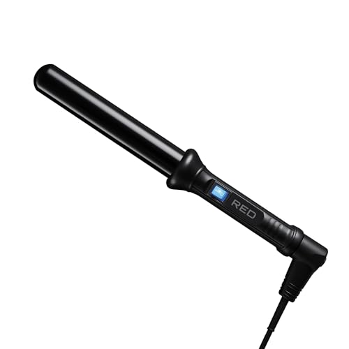 RED Pro 1 1/4' Curling Wand &ndash; Professional Ceramic Tourmaline Styling Tool for Loose Waves, Beachy...