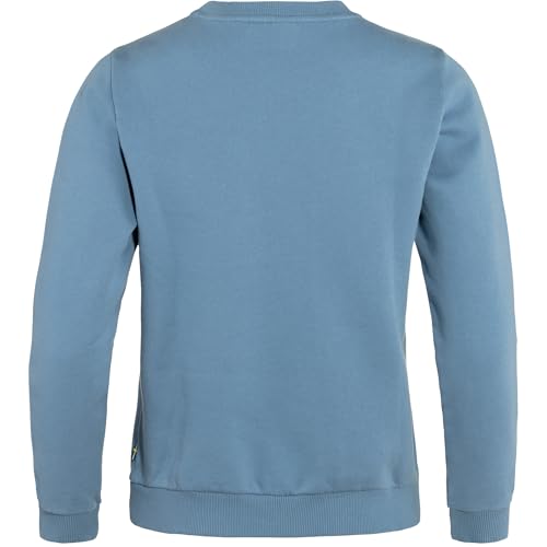 Image of Fjallraven Logo Sweater Women's Sweatshirt - Soft Fleece, Classic Crewneck, Organic Cotton Blend - Hiking, Travel