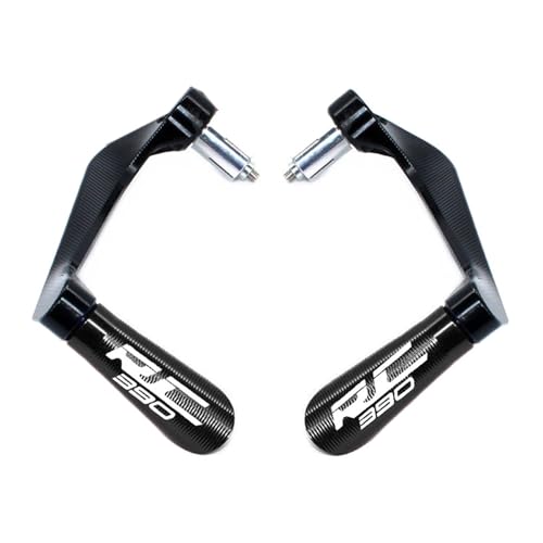 Motorrad-lenkerschützer for KTM RC390 RC 390 RC-390 2014-2018 Motorrad Fall Arrest Bar Handschutz Bogen Lenker Protector Bremse Kupplung Schutz griffschutz handguards(Black)