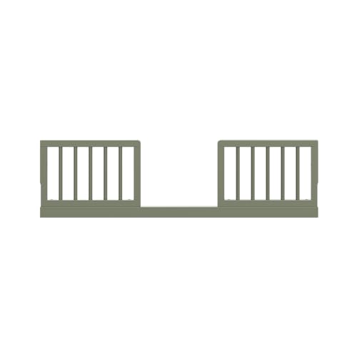 Image of Graco Storkcraft Safety Guardrail Kit with Dowels - GREENGUARD Gold Certified, Converts Compatible Crib to Toddler Bed, Kit Includes 2 Toddler Guardrails, Olive