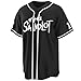 Tocament The Sandlot Baseball Jersey,#11 Yeah-Yeah Button Down Short Sleeve,90s Classic for Men Sports Legend Jerseys (Black,Large)
