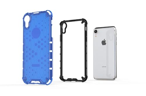 Image of Glasgow Back Case Cover for Apple iPhone XR Shockproof Military Grade Mobile Case Back Cover - Transparent