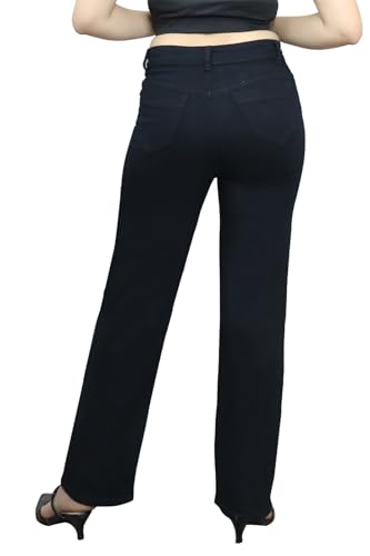 Image of Spandex Straight Fit Regular Jeans for Womens and Ladies