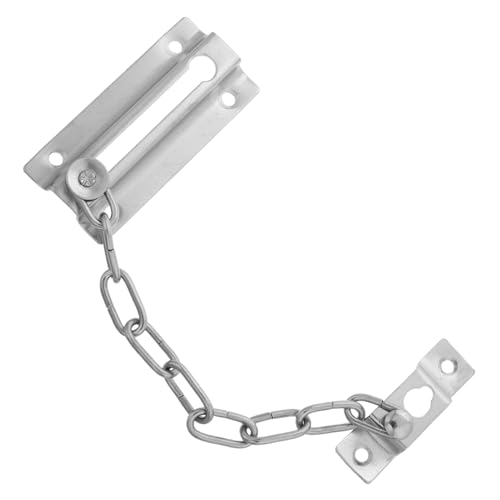 Uonlytech Catena Porta Sicurezza in Acciaio Inossidabile con Saldatura Precisione Serratura Antifurto Resistente e Design Moderno per Porte Interne