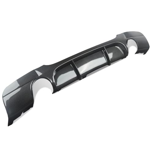 Difusor trasero texturizado en carbono para parachoques de Serie 3 E90 E91 6