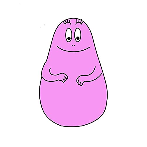 13 cm x 11,2 cm pour Les Barbapapa moto voiture pare-chocs fenêtre autocollants vinyle autocollant de voiture