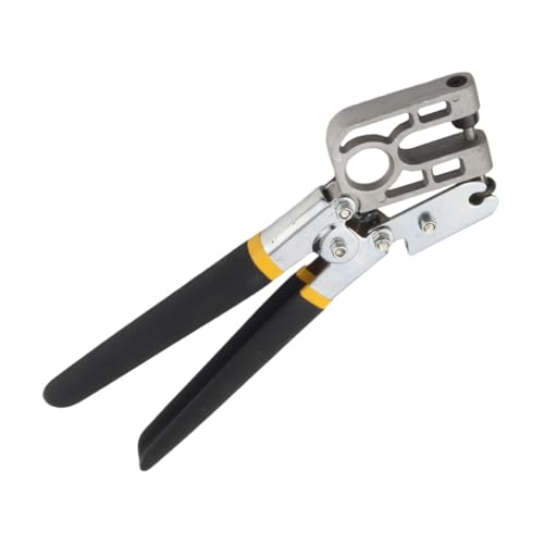 TOVINANNA Alicate de Punzón de Acero para Crimpar y Sujetar Perfiles Metálicos en Trabajos de Instalación de Quillas en Techos, Mango Ergonómico Color Aleatorio Estilo Aleatorio