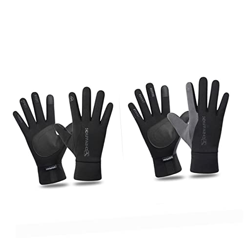 GOOHOCHY Safety Gloves for Bicycles Warm Non-Slip and Waterproof Riding Gloves Touch Screen for Outdoor Activities
